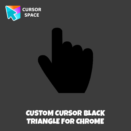 Custom Cursor Black Triangle For Chrome